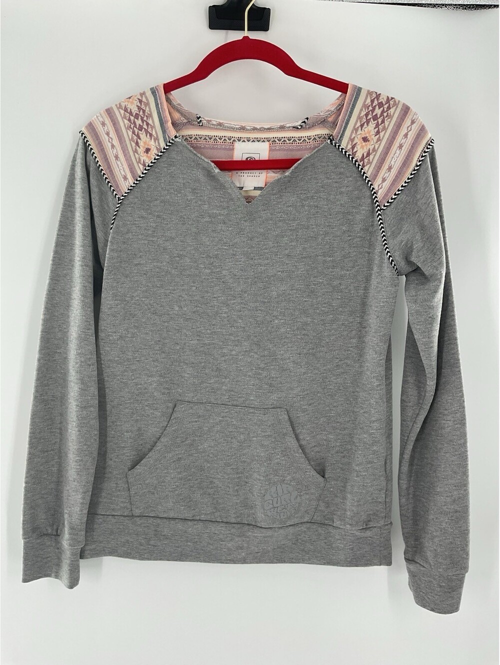Rip curl Women’s Extra Small Sweatshirt V-Neck Long Sleeve 121